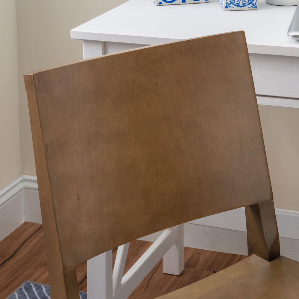 Linon Home Decor Devin Side Chair in Natural, , large