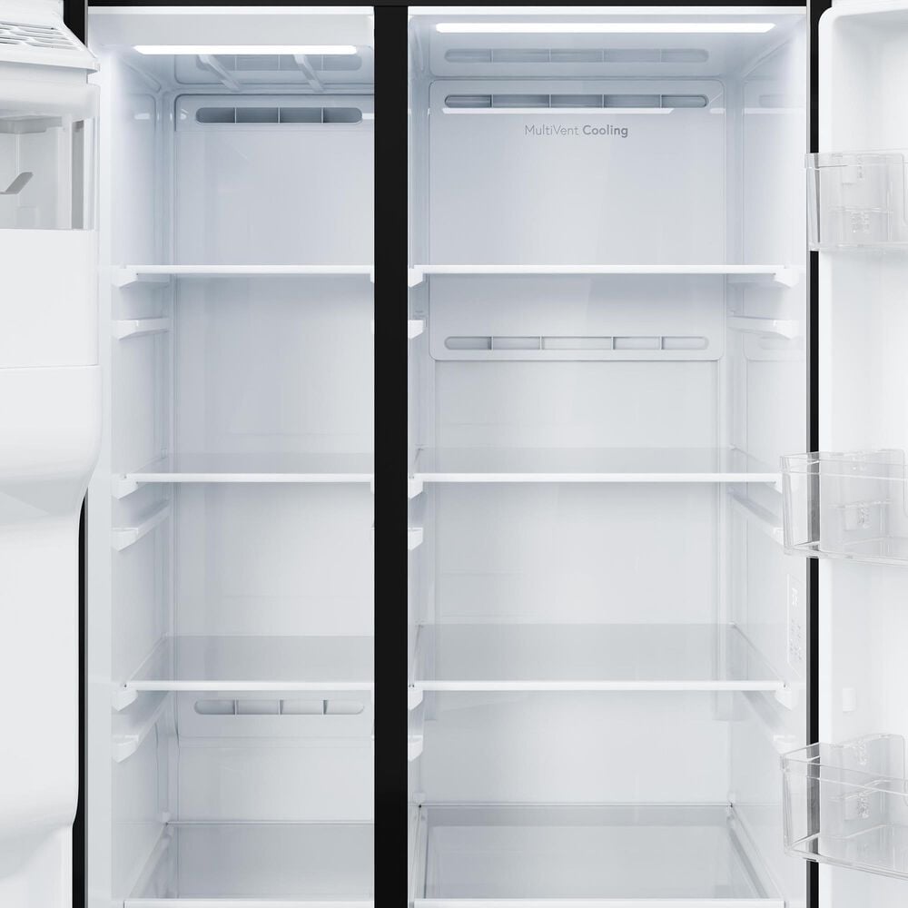 GE Appliances 27.9 Cu. Ft. Side-By-Side Refrigerator with Extra Tall Dispenser in Fingerprint Resistant Stainless Steel, , large