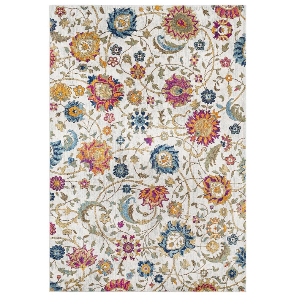 Surya Harput HAP-1074 2"7" x 7"3" Saffron, Teal and Gray Runner, , large