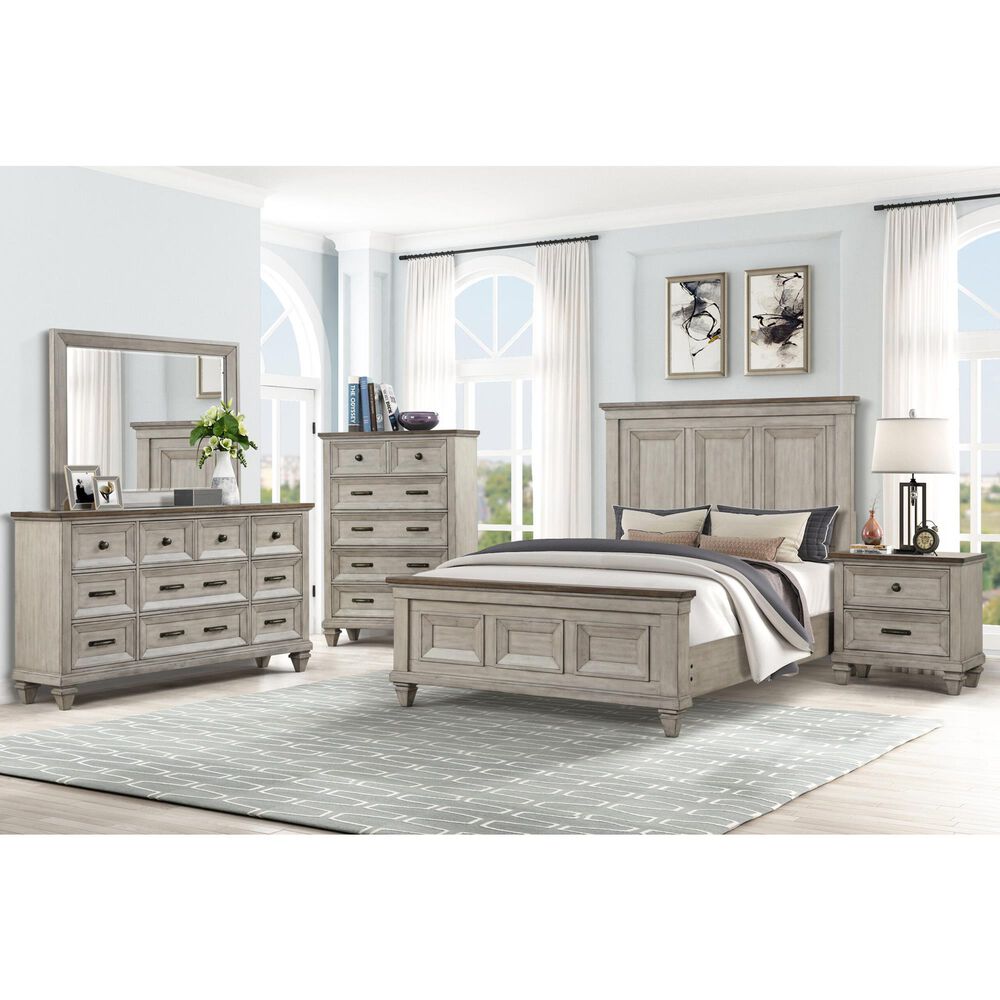 New Heritage Design Mariana King Bed in Vintage Creme, , large