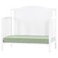 Foundations Worldwide Hampton Arch Top 4-In-1 Convertible Baby Crib in Matte White, , large
