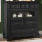 Legacy Classic Vintage Market Glass Door 6-Drawer Chest in Kettle Black, , large