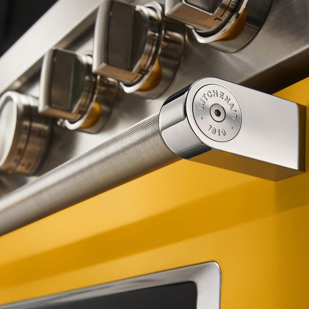 KitchenAid 5.1 Cu. Ft. Freestanding Dual Fuel Range with True Convection in Yellow Pepper, , large