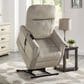 Steve Silver Rhodes Power Lift Recliner in Aspen Khaki, , large