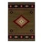 Oriental Weavers Hudson 87J 6"7" x 9"6" Brown Area Rug, , large