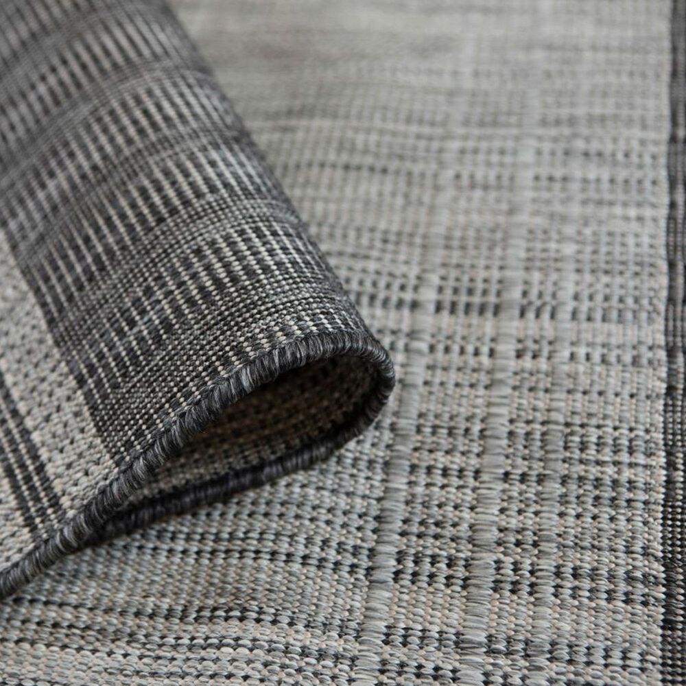 Amer Rugs Maryland 2&#39;4&quot; x 8&#39; Silver and Taupe Runner, , large