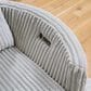 Simeon Collection Radius Power Swivel Glider Recliner in Mega Grey, , large