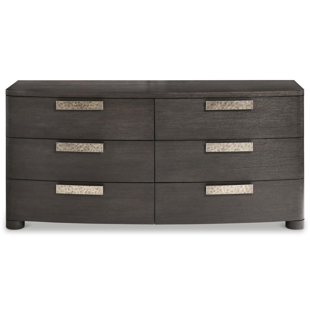 Bernhardt Geneve King Upholstered Wingback Bed with Dresser, Chest, and Two Nightstands in Robor, , large