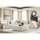 Ashley Ashbourne Estate Oversized Accent Ottoman in Snowstone, , large