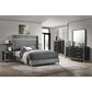 Coaster Lucia Dresser Mirror in Black and Chrome, , large
