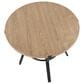 Steve Silver Co. Magnolia 42" Round Counter Height Table in Black and Sand - Table Only, , large