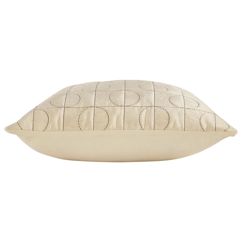 Ashley Kydner 22&quot; Square Throw Pillow in Beige, Brown and cream, , large