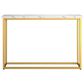 Golden Wave Furniture Driscoll Sofa Table in Gray, White and Gold, , large