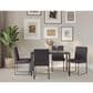 Lumisource Fuji Dining Chair with Charcoal Cushion in Black (Set of 2), , large