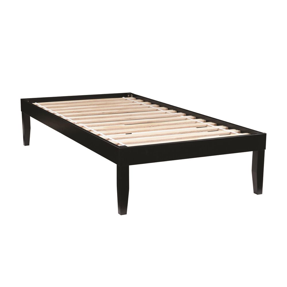 Linden Boulevard Twin Platform Bed in Black, , large