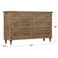 Golden Wave Furniture Interlude 6-Drawer Dresser in Sandstone Buff, , large