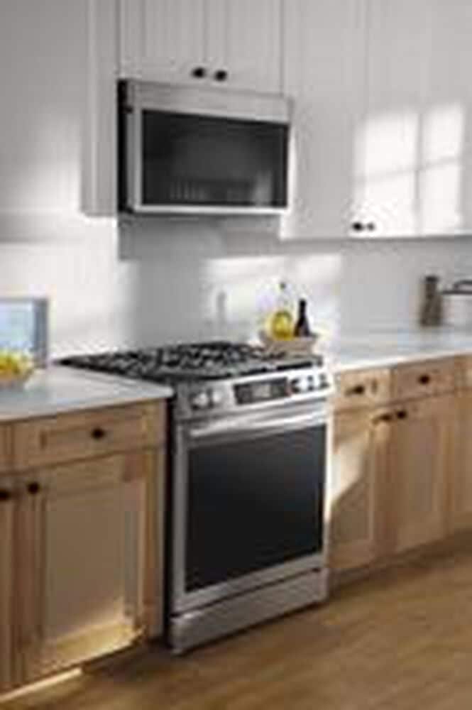 Frigidaire Gallery 30" Front Control Gas Range with Total Convection in Stainless Steel, , large