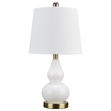 Signature Design by Ashley Makana Table Lamp in White, , large