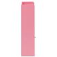 HOMLUX 4-Tier Bookshelf with 2-Door Storage Cabinet in Pink, , large