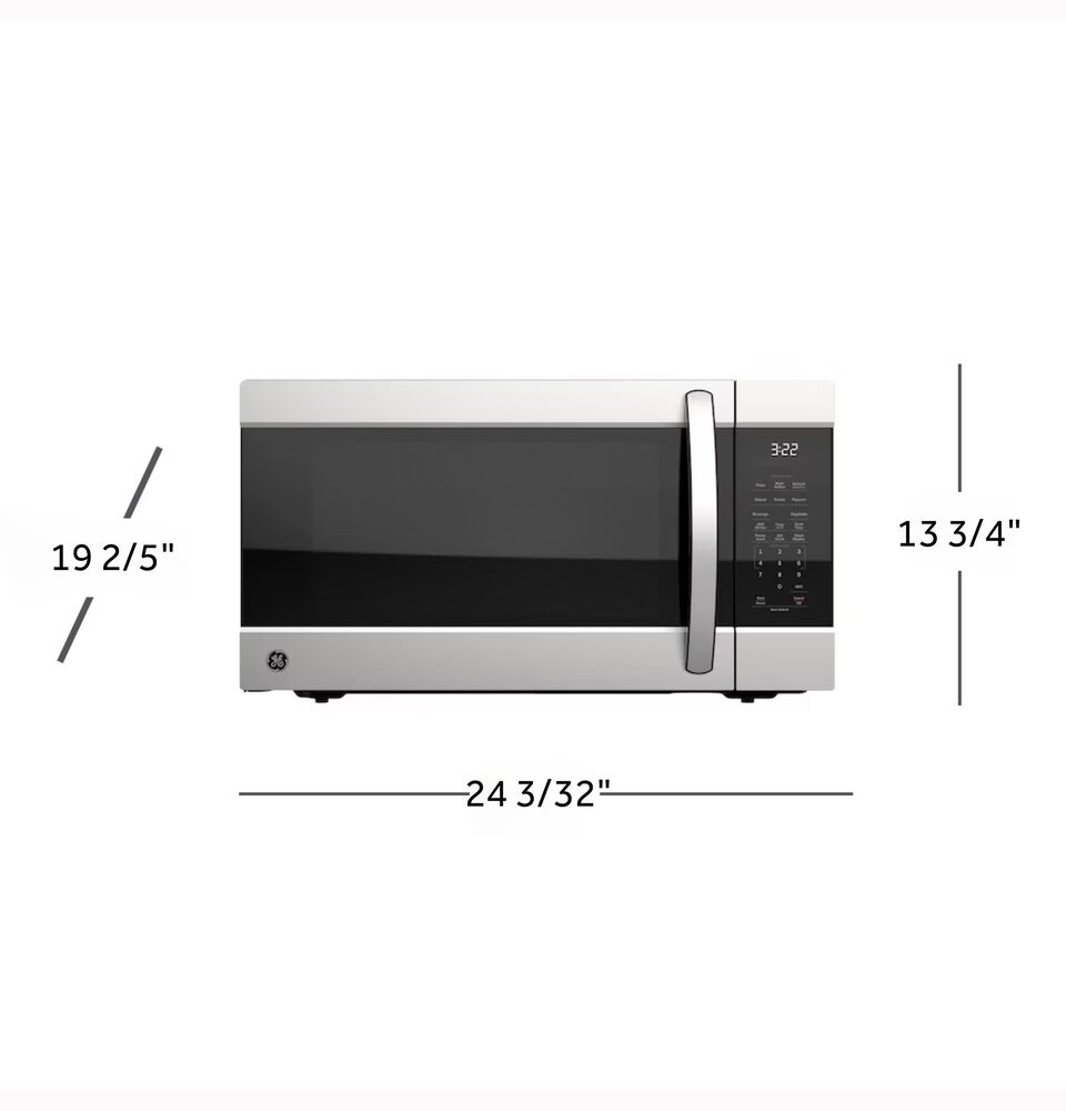 GE Appliances 2.2 Cu. Ft. Countertop Microwave Oven in Stainless Steel, , large
