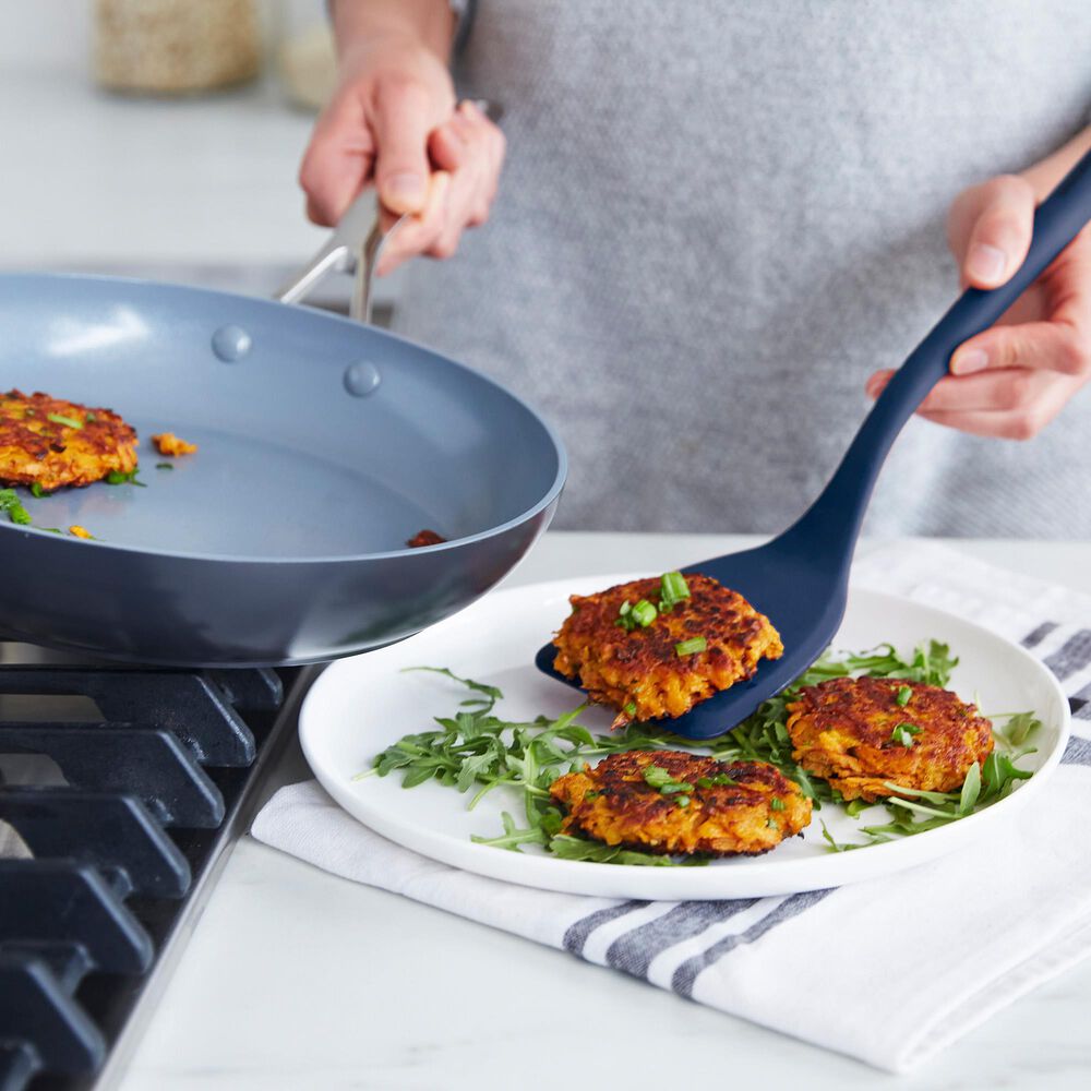 Green Pan Platinum Silicone Solid Turner in Oxford Blue, , large