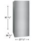 Frigidaire 16 Cu. Ft. Garage Ready Upright Freezer in Fingerprint-Resistant Stainless Steel, , large