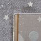 Safavieh Carousel 5"3" x 7"6" Grey and Lavender Kids Area Rug, , large