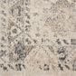 Nourison Fusion FSS11 5"4" x 7"4" Cream and Grey Area Rug, , large