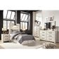 Ashley Cambeck Twin Panel Headboard in Whitewash, , large