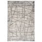 Nourison Desire 7"10" x 9"10" Grey and Silver Area Rug, , large