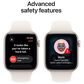 Apple Watch SE 3 (GPS+Cellular) 44mm Aluminum Case with Sport Band - S/M in Starlight and 2-Year AppleCare+, , large