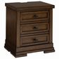 Ashley Taffenbrook 3-Drawer Nightstand in Medium Brown, , large