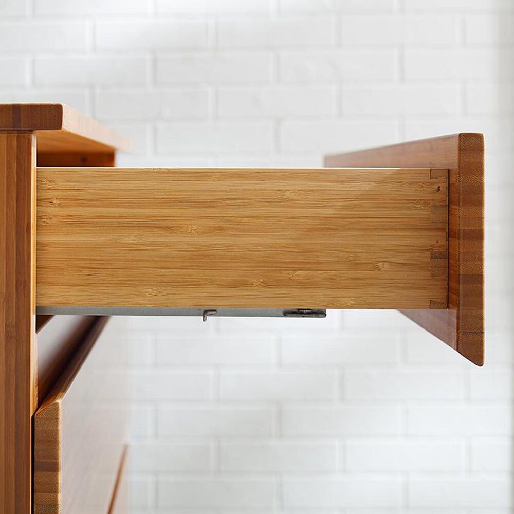 Natural Bamboo Furnishings 4 Drawer High Chest, , large
