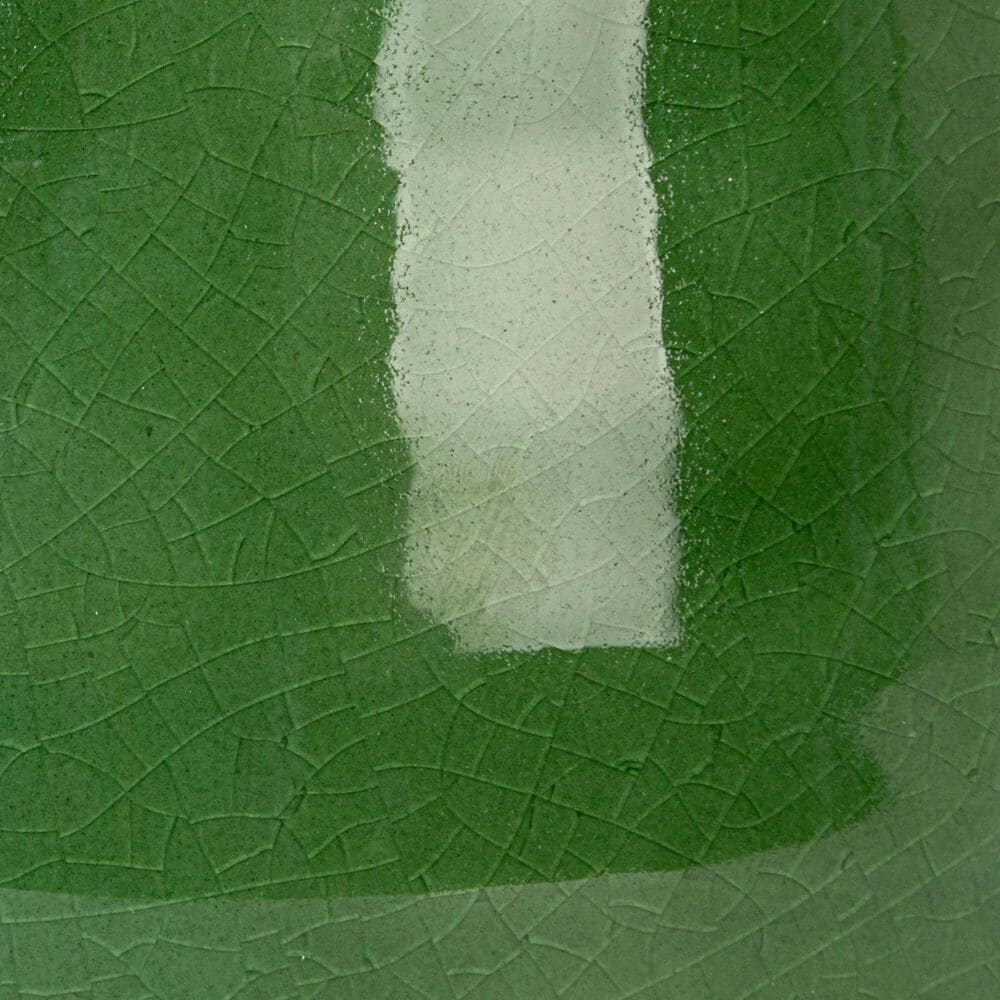 Creative Coop Terra-cotta Planter with Raised Dots in Green, , large