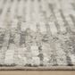RIZZY Calabria 6"7" x 9"6" Gray, Black and Neutral Area Rug, , large