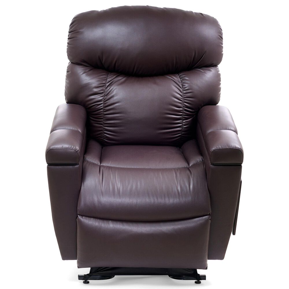 Lounge Maya Small Power Lift Recliner with Nirvana Heat and Air Massage in Brisa Coffee Bean, , large
