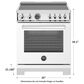 Bertazzoni Professional 4.6 Cu.Ft. Induction Range with Self-Cleaning in Bianco, , large