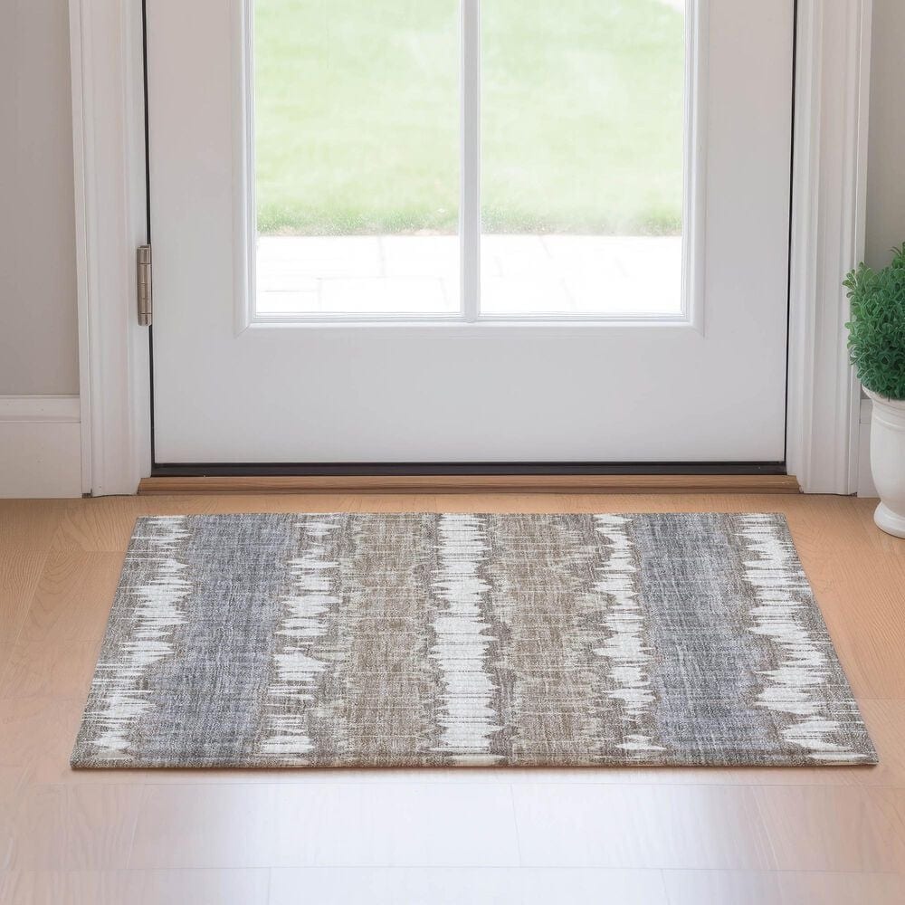 Dalyn Rug Company Neo NO9 1&#39;8&quot; x 2&#39;6&quot; Taupe Area Rug, , large