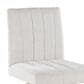 LumiSource Hank Swivel Counter Stool with Light Grey Fabric Upholstery in Whitewashed and Black (Set of 2), , large