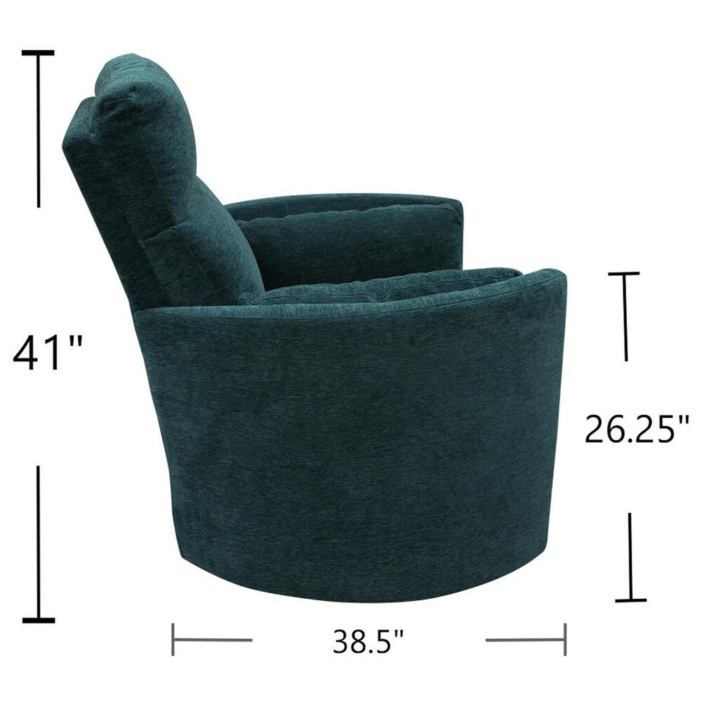Simeon Collection Radius Power Swivel Glider Recliner in Mega Grey, , large