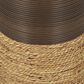 Maple and Jade 40" Seagrass Handmade Decorative Vase in Dark Brown and Natural Brown, , large