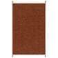 Safavieh Montauk 6" x 9" Orange and Black Area Rug, , large