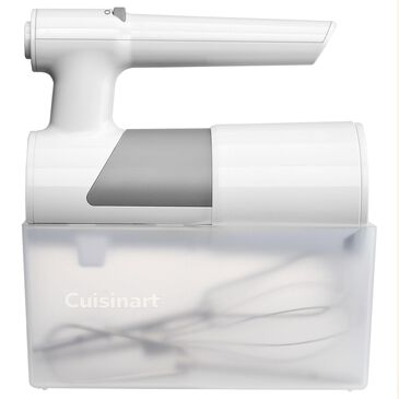 Cuisinart 5-Speed Hand Mixer with Storage Case in White, , large