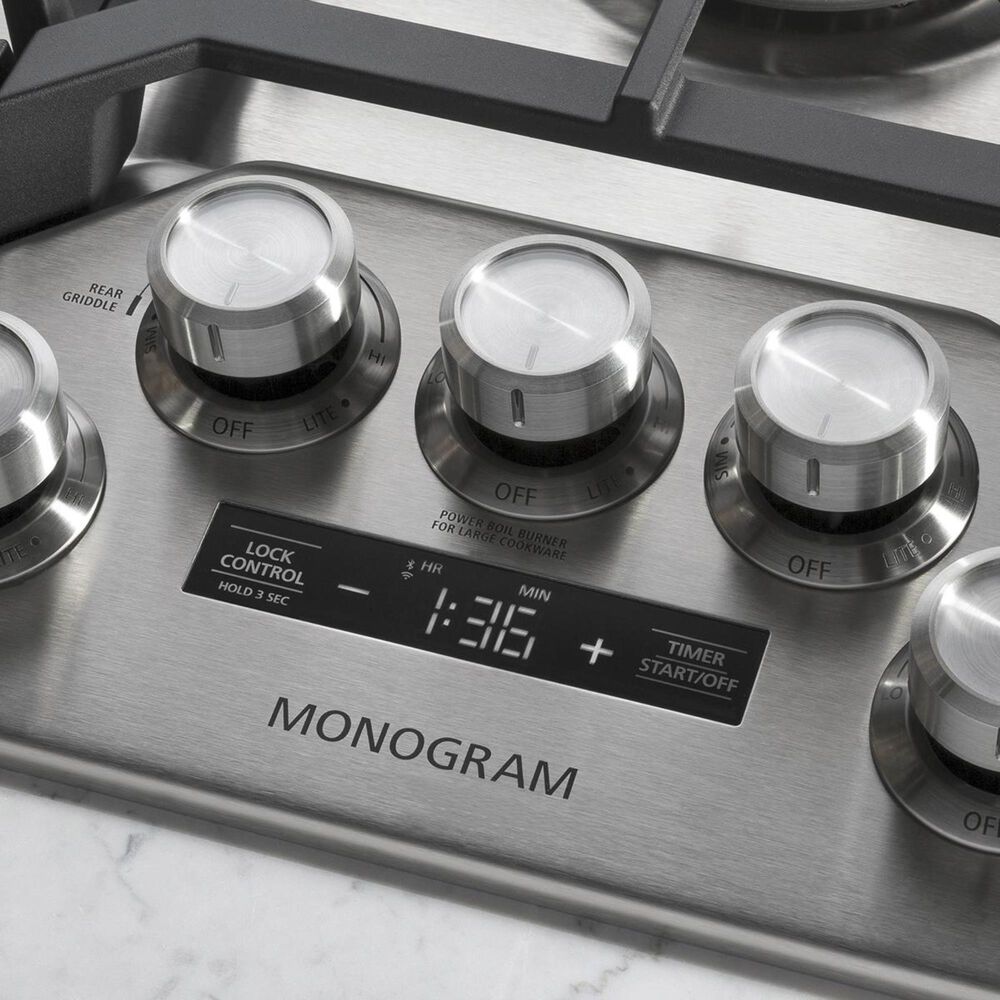 Monogram 36&quot; Gas Sealed Burner Cooktop in Stainless Steel, , large