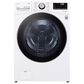 LG 4.5 Cu. Ft. Front Load Washer and 7.4 Cu. Ft. Gas Dryer Laundry Pair with Pedestal Storage Drawers in White, , large