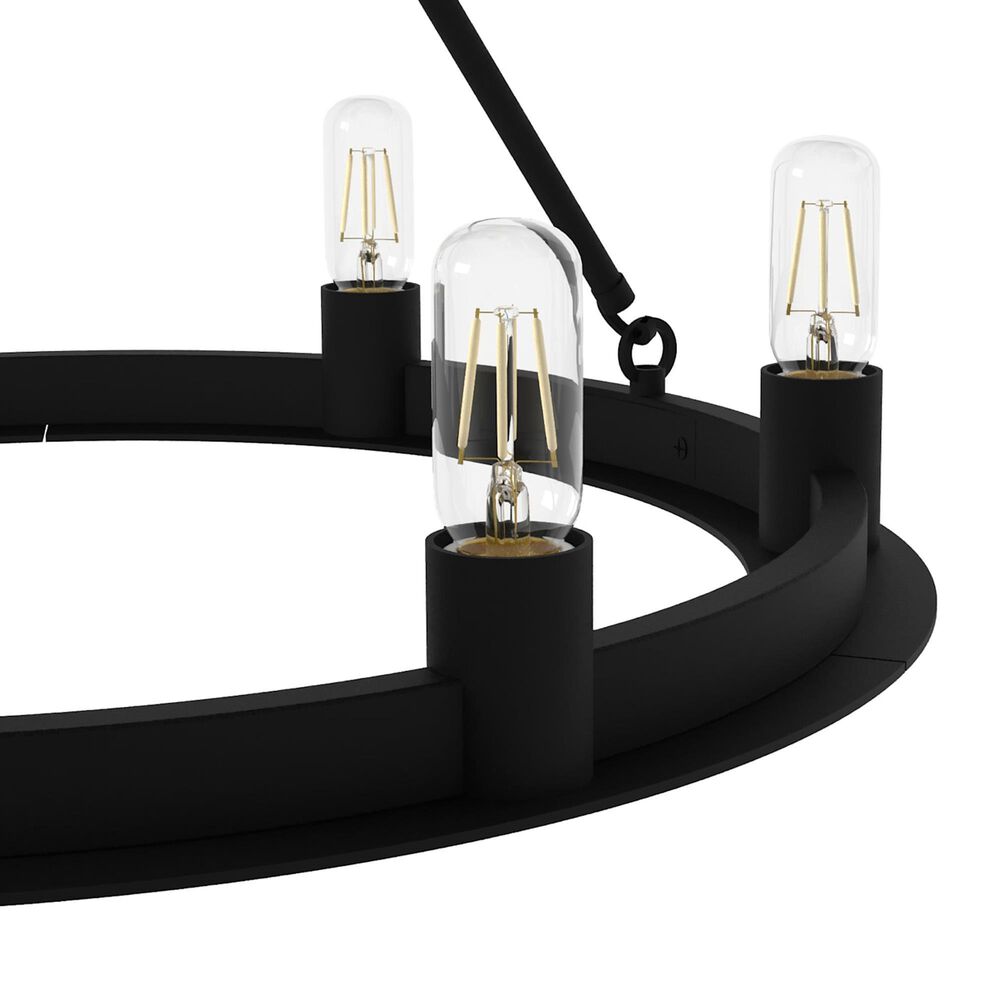 37B Saddlewood 6-Light Chandelier in Natural Iron, , large