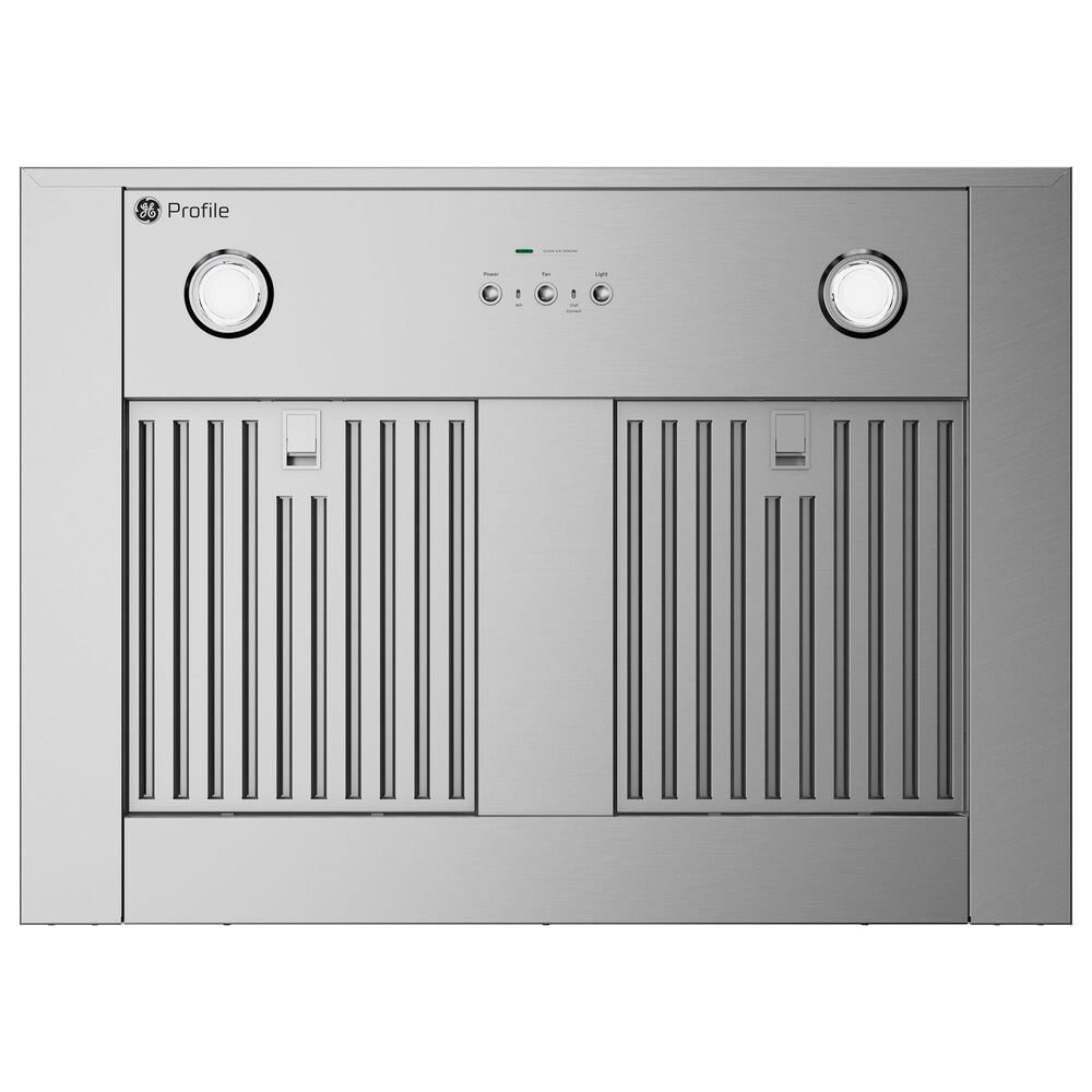 GE Profile 30" Wall-Mount Range Hood with Clean Air Sensing in Stainless Steel, , large