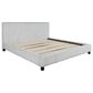 Ashley Zuraleus King Upholstered Platform Bed with Two Nightstands in Matte White, , large
