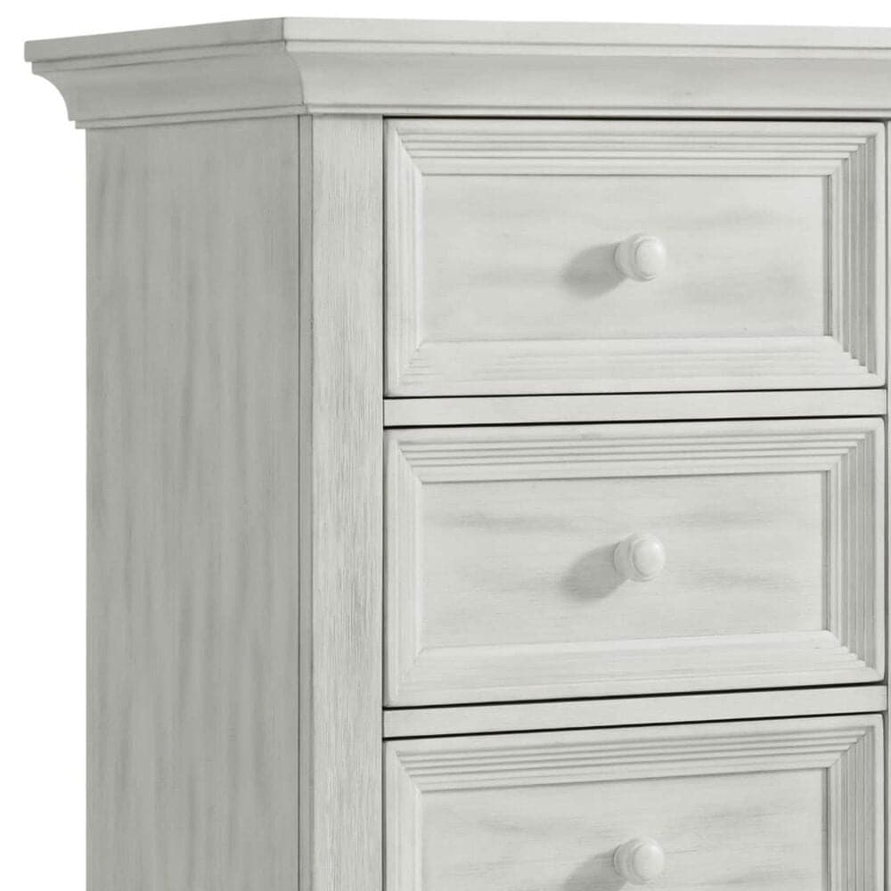 Oxford Baby Weston 4 Drawer 4 Shelf 1 Door Chifferobe in Vintage White, , large