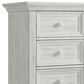 Oxford Baby Weston 4 Drawer 4 Shelf 1 Door Chifferobe in Vintage White, , large